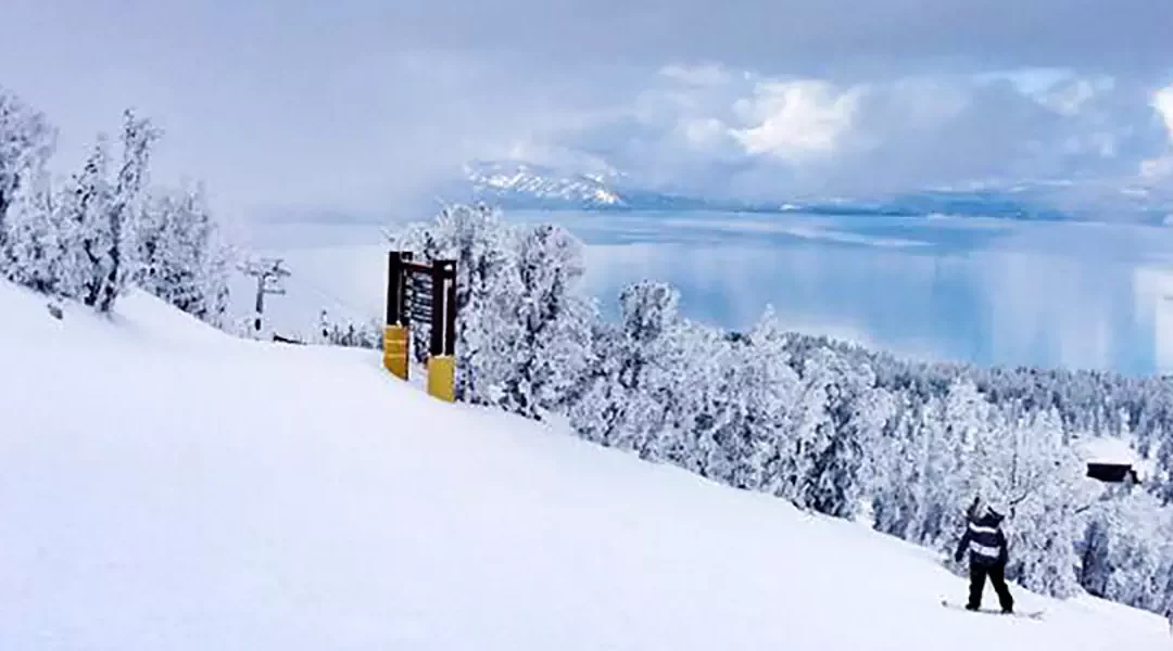 Skiing at Heavenly Lake Tahoe